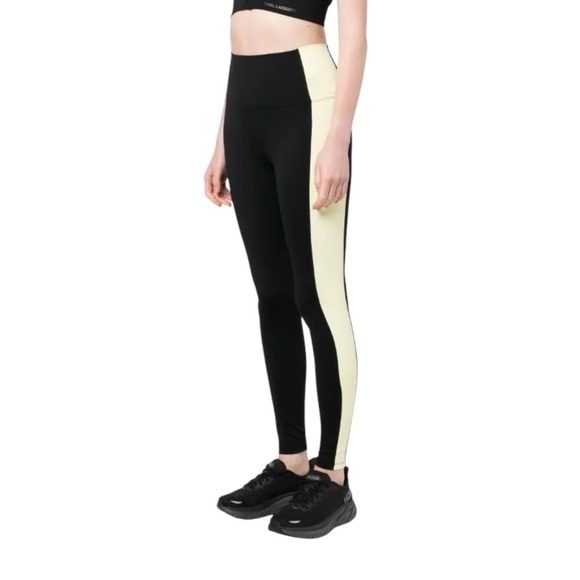 New! P.E. Nation Dedication High waist Two-tone Leggings - Picture 1 of 11